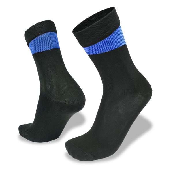 Bamboo Velo Socks Black/Blue
