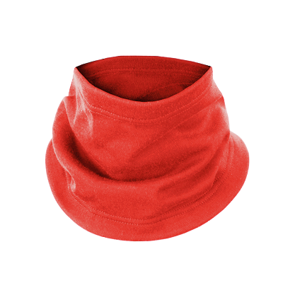 Polypro+ 2 Layer Neck Warmer Red