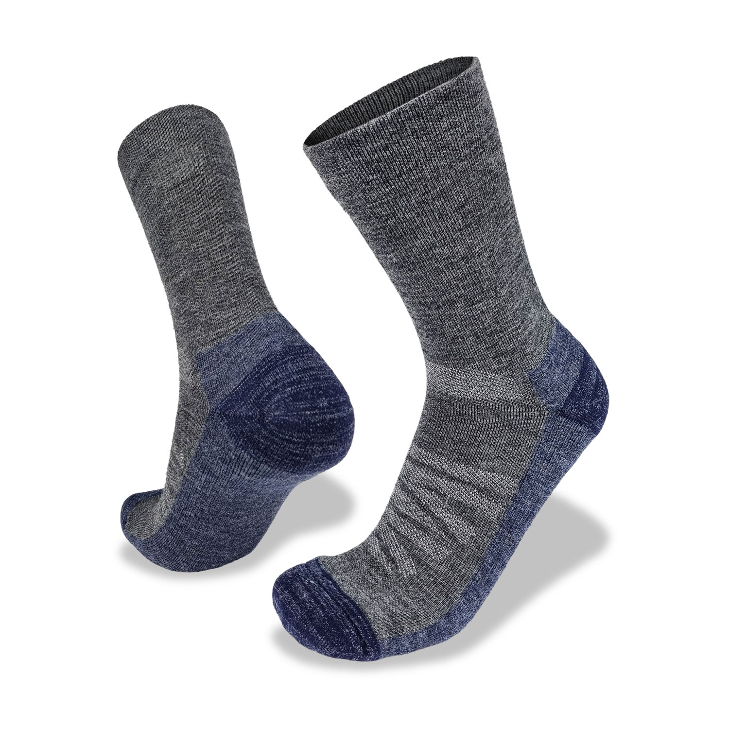 Cape to Cape Hiker Socks in Charcoal/Blue